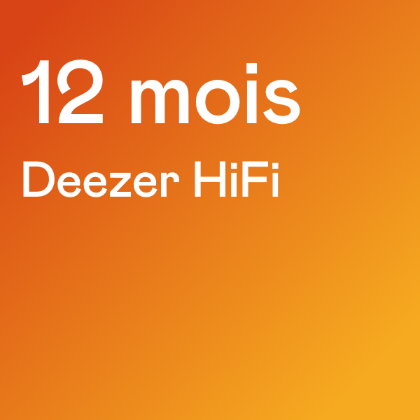 Deezer HiFi e-card